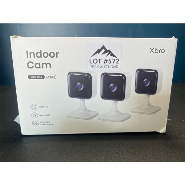 Lot of Indoor Security Cameras - 1080P - 3Pack
