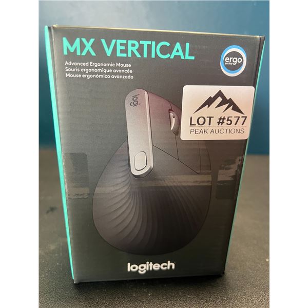 Lot of 1 Logitech MX Vertical Advanced Ergonomic Mouse