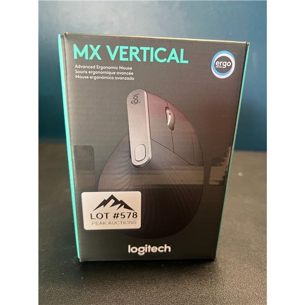Lot of 1 Logitech MX Vertical Advanced Ergonomic Mouse