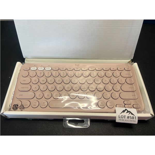 Lot of 1 Logitech Multi-Device K380 Keyboard for Mac - Pink