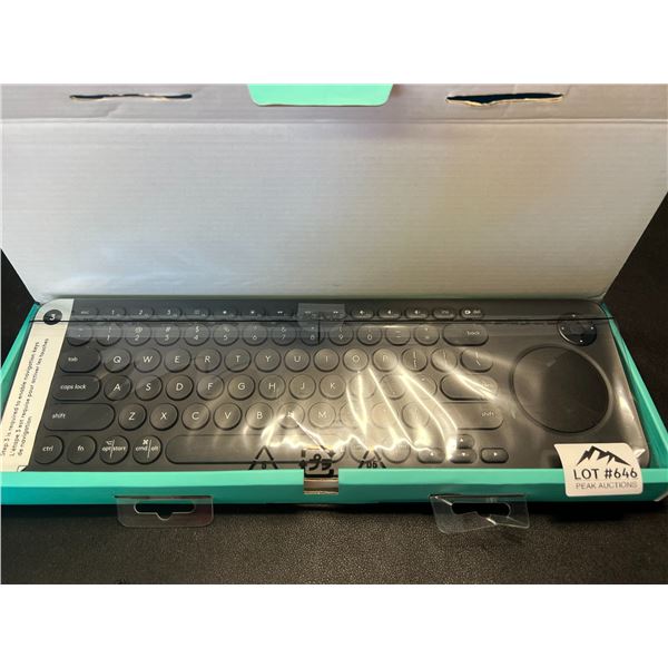 Lot of 1 Logitech TV K600 - Smart TV Typing and Navigation Keyboard