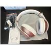 Image 2 : Lot of 1 Glynzak Wireless Bluetooth Over Ear Headphones - 65hr music/talk time! - Rose Gold