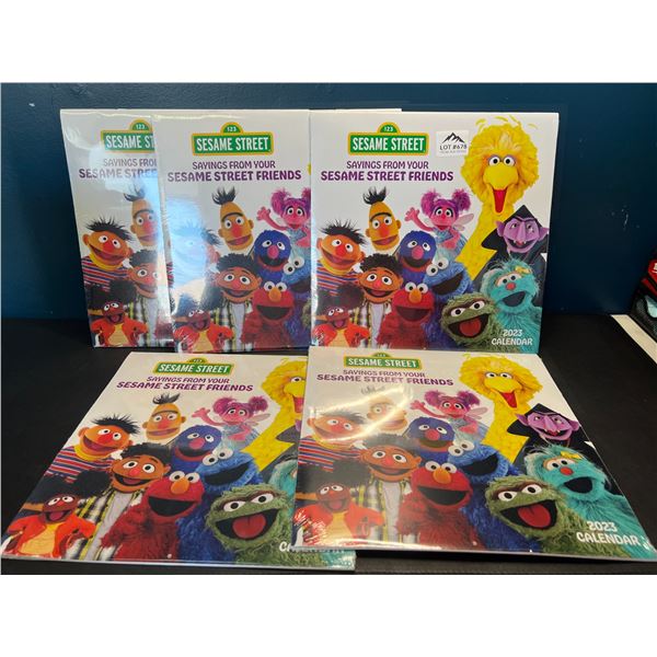 Lot of 5 Sesame Street 2023 Calendars