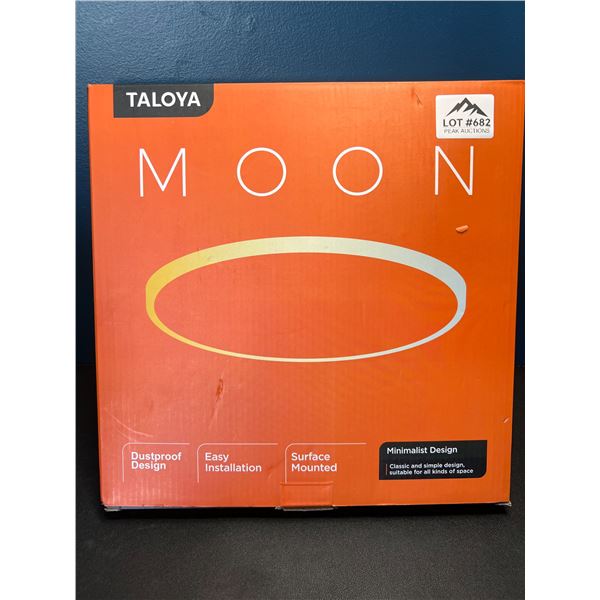 Lot of 1 Taloya Moon Ceiling Light - 12 inch