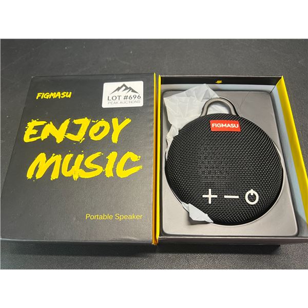 Lot of 1 Figmasu Portable Bluetooth Wireless Waterproof Speaker - Black