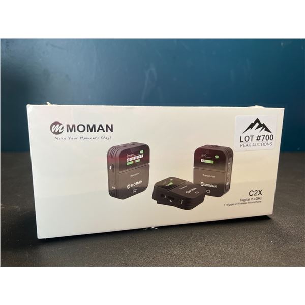 Lot of 1 Moman C2X Wireless Microphone System