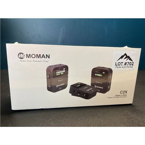 Lot of 1 Moman C2X Wireless Microphone System