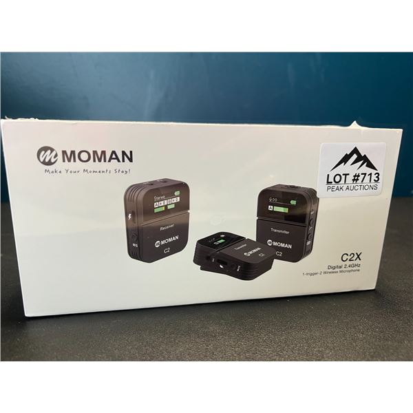 Lot of 1 Moman C2X Wireless Microphone System