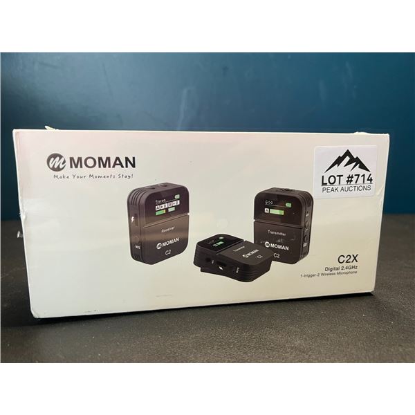 Lot of 1 Moman C2X Wireless Microphone System