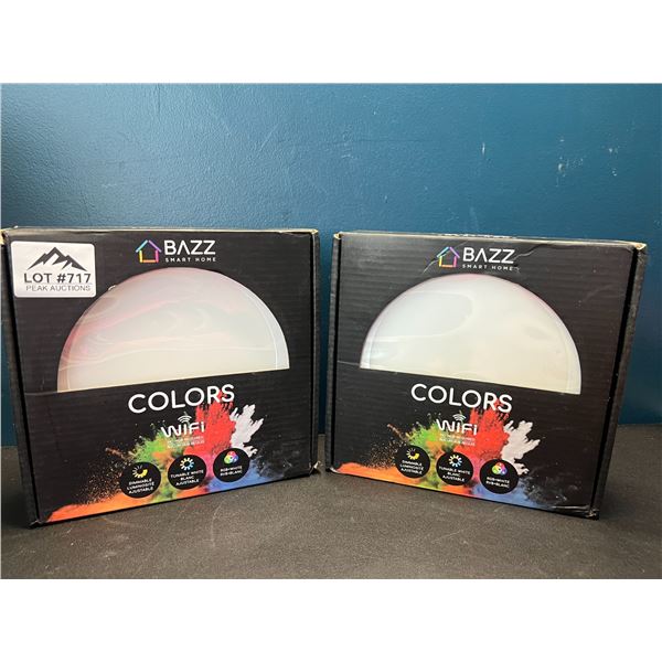 Lot of 2 BAZZ Colors Wifi Smart Home Lights