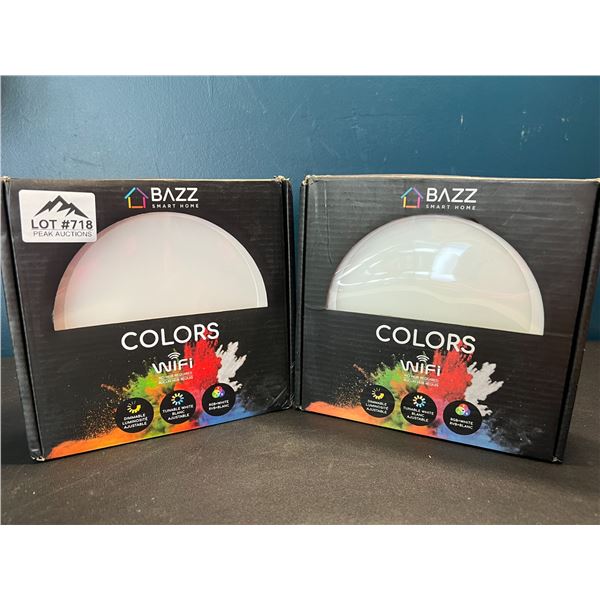 Lot of 2 BAZZ Colors Wifi Smart Home Lights