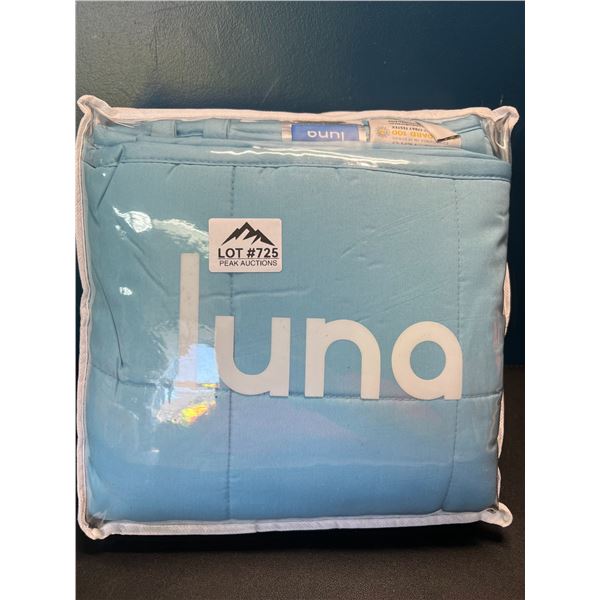 Lot of 1 Luna Adult Weighted Blanket - Blue Colour