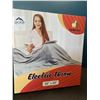 Image 1 : Lot of 1 Electric Heated Throw Blanket - 50x60inch - Grey