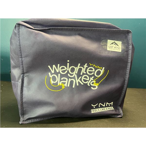 Lot of 1 Weighted Blanket for Adults - Blue