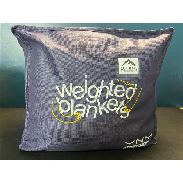 Lot of 1 Weighted Blanket for Adults - Blue