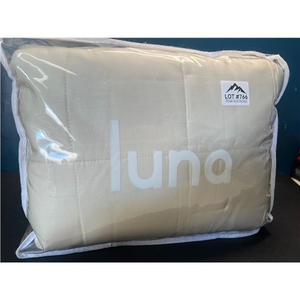 Lot of 1 Luna Adult Weighted Blanket - Cream Colour