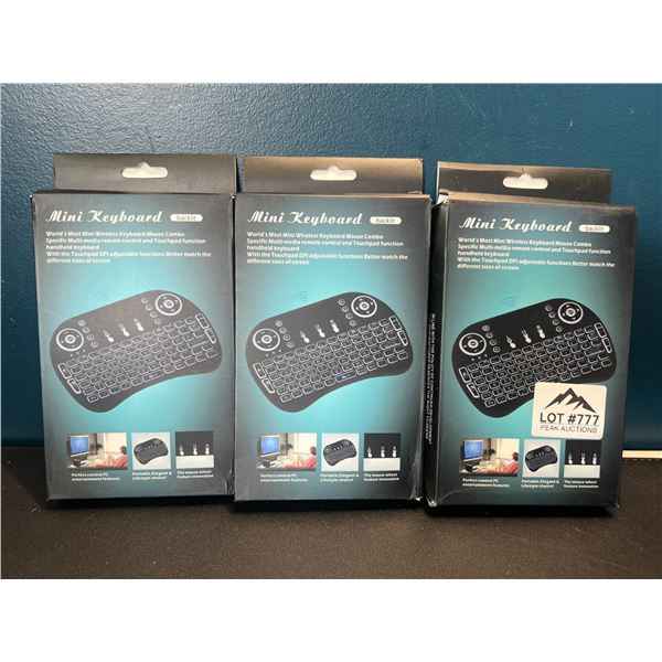 Lot of 3 Android Wireless Mini Keyboards