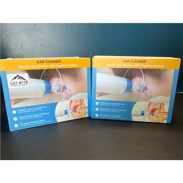 Lot of 2 Electric Ear Cleaners w/ Irrigation System