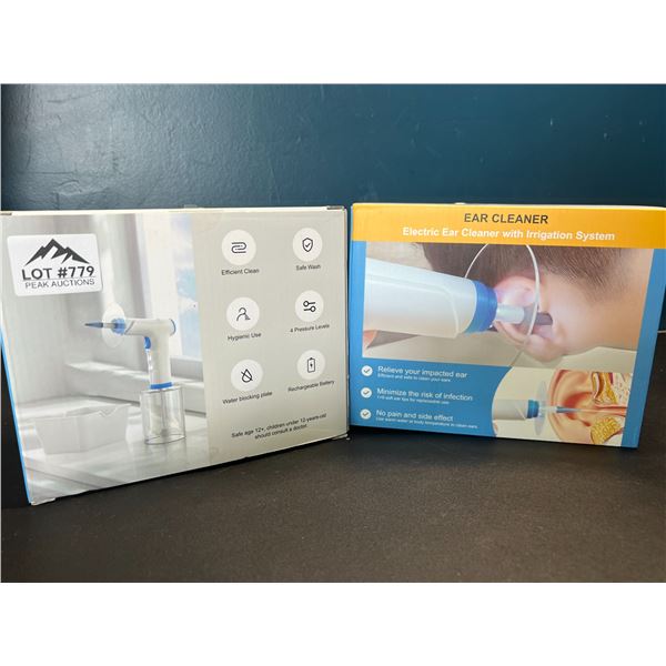 Lot of 2 Electric Ear Cleaners w/ Irrigation System