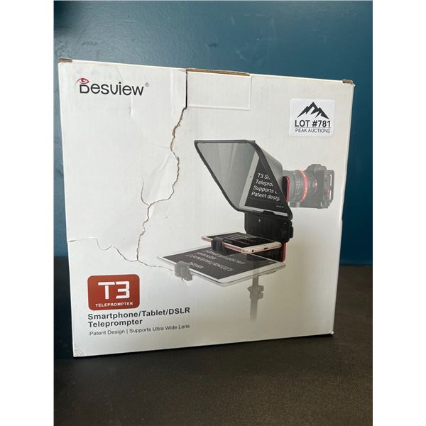 Lot of 1 Besview T3 Smartphone/Tablet/DSLR Teleprompter