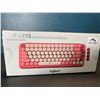 Image 2 : Lot of 1 Logitech Pop Keys Wireless Keyboard - Heartbreaker Colour