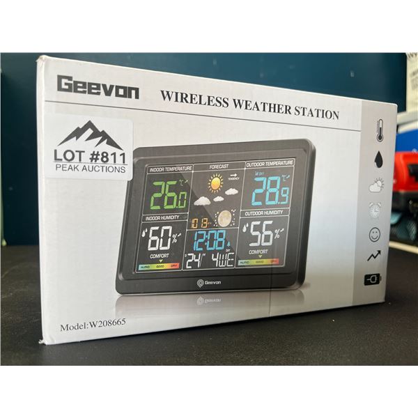 Lot of 1 Geevon Wireless Weather Station