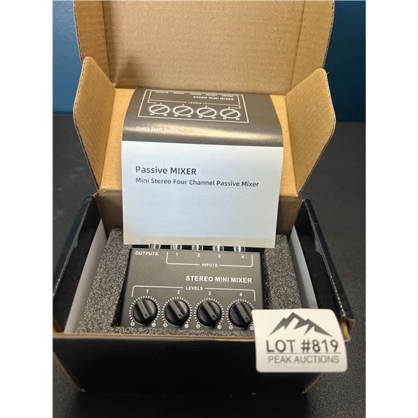 lot of 1 Stereo Mini Mixer