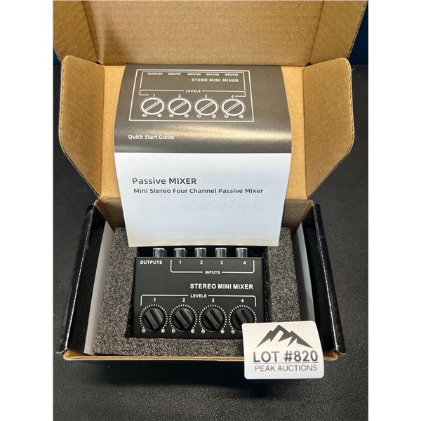 lot of 1 Stereo Mini Mixer