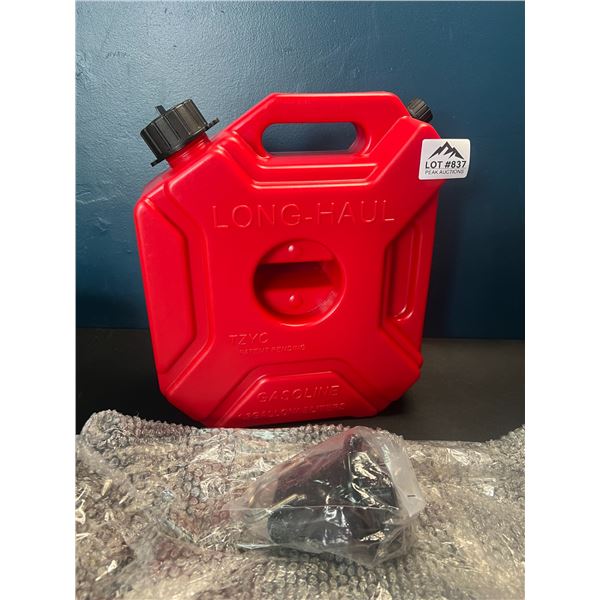 Lot of 1 Gasoline Jerry Can - 5L/1.3 Gallon
