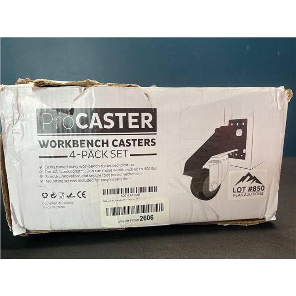 Lot of Workbench Casters 4-Pack Set
