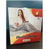 Image 1 : Lot of 1 Electric Heated Throw Blanket - 50x60inch - Grey