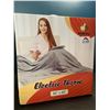 Image 1 : Lot of 1 Electric Heated Throw Blanket - 50x60inch - Grey
