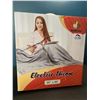 Image 1 : Lot of 1 Electric Heated Throw Blanket - 50x60inch - Grey