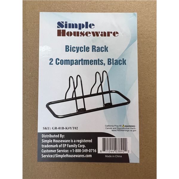 Lot of 1 Bicycle Rack - 2 Compartments