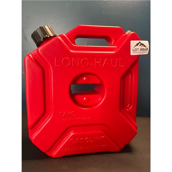 Lot of 1 Gasoline Jerry Can - 5L/1.3 Gallon