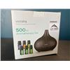 Image 1 : Lot of 1 Victsing 500mL Aromatherapy Diffuser Set - Includes 6 Essential Oils
