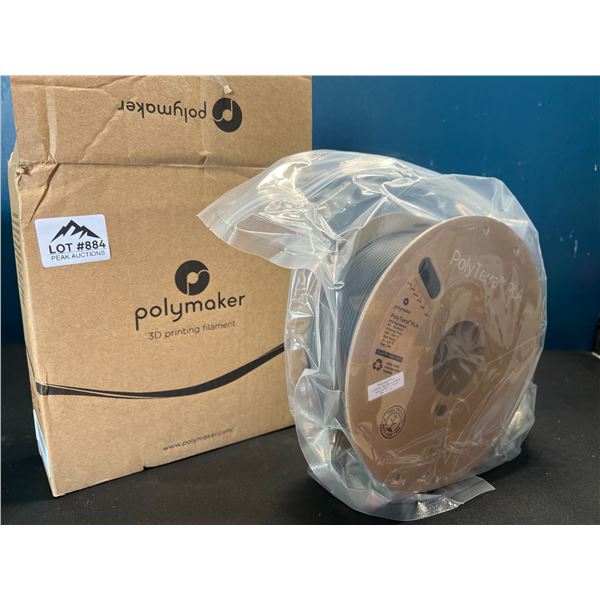 Lot of 1 Roll of 3D Printer PLA Filament - Black