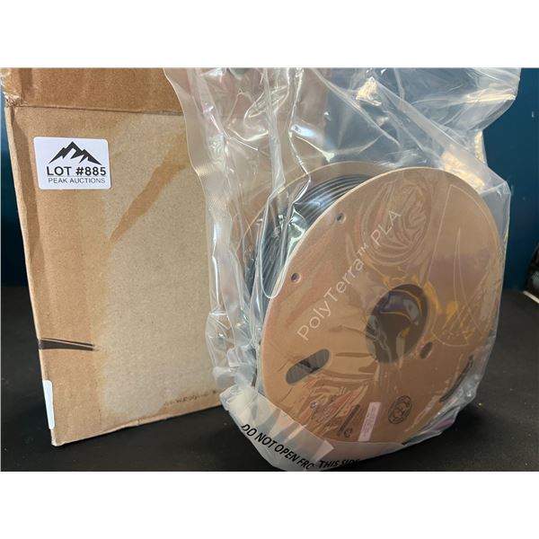 Lot of 1 Roll of 3D Printer PLA Filament - Black