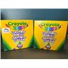 Image 1 : Lot of 2 Boxes of Crayola Coloured Pencils - 100 Pack