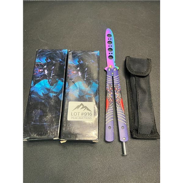 Lot of 2 Butterfly Training Knives