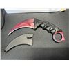 Image 2 : Lot of 2 Karambit Knives