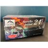 Image 1 : Lot of Acrylic Paints - 24 Colors
