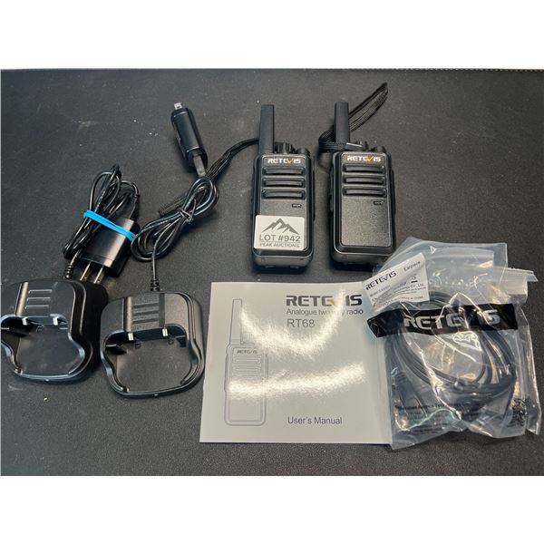 Lot of Retevis Two-Way Radios - Used