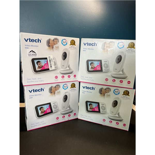 Lot of 4 Vtech Video Baby Monitors - Used