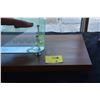 Image 2 : WOOD & GLASS TV STAND (59" X 15 3/4")