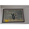 Image 1 : FRAMED GICLEE; ELEPHANT; SIGNED DAVID SHEPHERD (32" X 22")