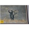 Image 2 : FRAMED GICLEE; ELEPHANT; SIGNED DAVID SHEPHERD (32" X 22")