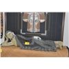 Image 1 : PAINTED WOODEN SCULPTURE, RECLINING THAI BUDDHA (APPROX 61")