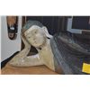 Image 2 : PAINTED WOODEN SCULPTURE, RECLINING THAI BUDDHA (APPROX 61")