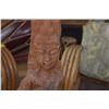 Image 2 : CARVED WOOD THAI BUDDHA ON STAND (20")